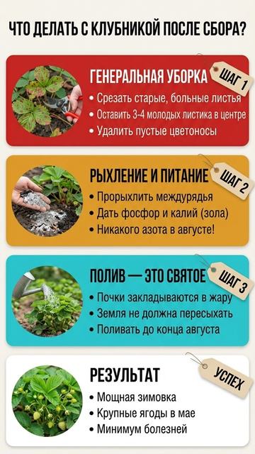 🍓 КЛУБНИКА ОТПЛОДОНОСИЛА РАБОТА ТОЛЬКО НАЧИНАЕТСЯ 🛠️