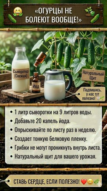 ОГУРЦЫ НЕ БОЛЕЮТ ВООБЩЕ