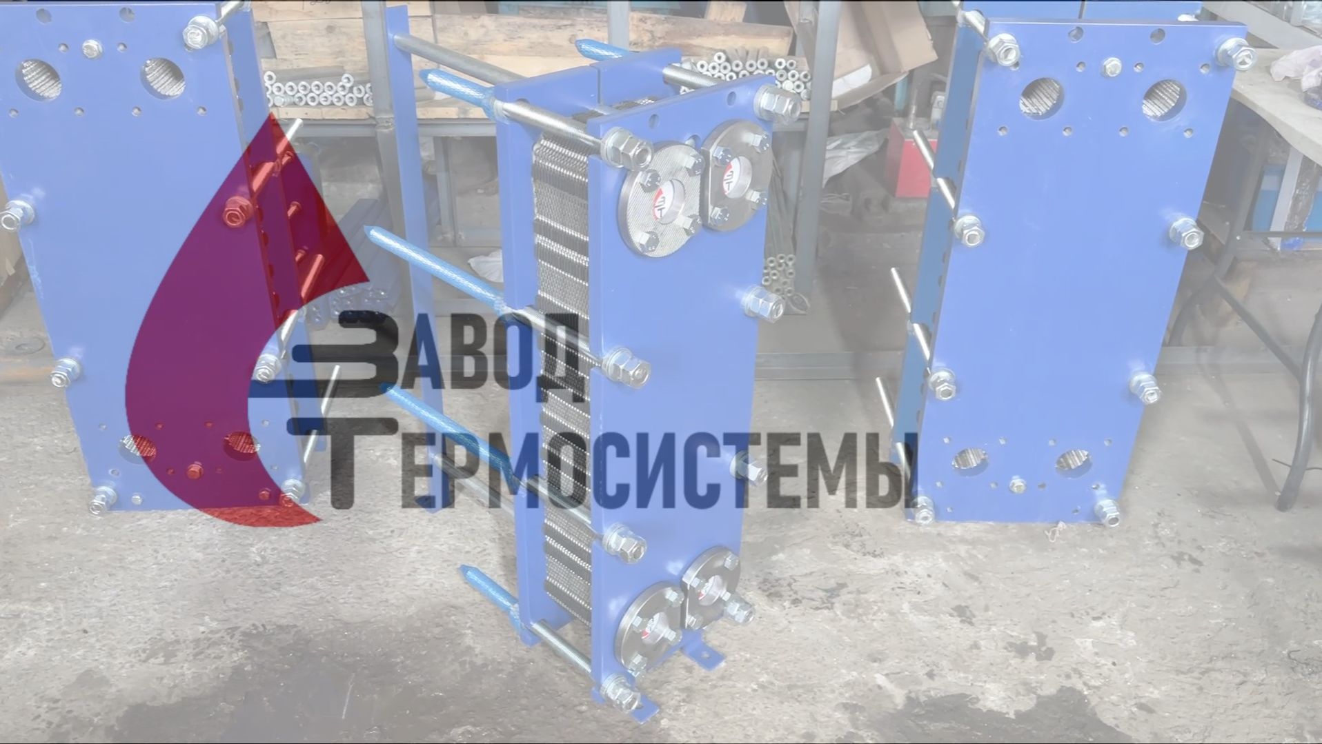 Теплообменник моноблок – 2 ступенчатая схема ГВС.