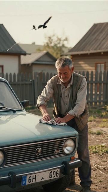 Уход за любимой машиной: воспоминания о прошлом #машины #воспоминания #сельскаяжизнь #старина