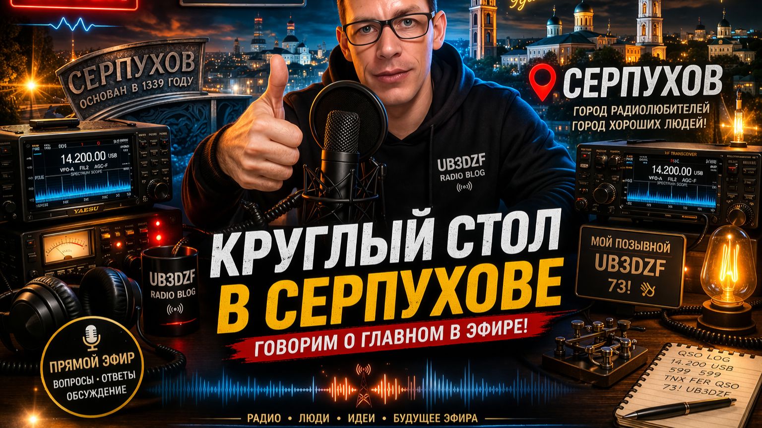 Круглый стол г.Серпухова на 28.600МГц от 13.03.2026