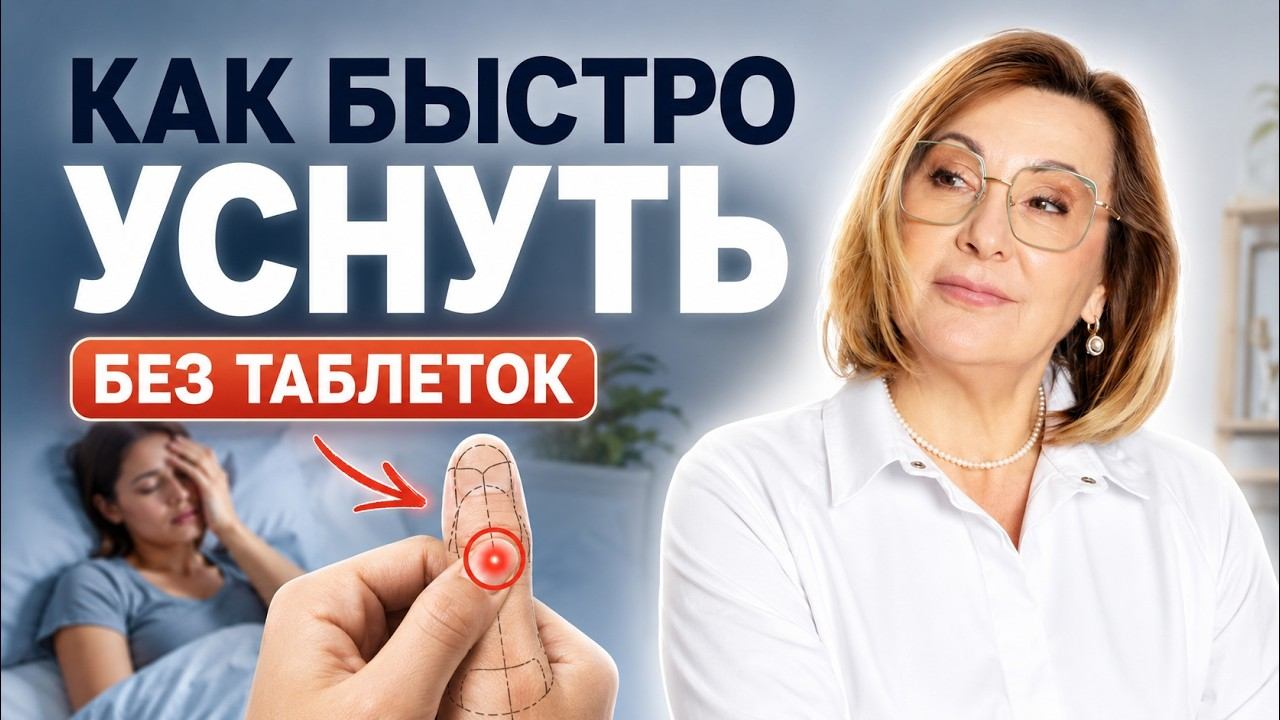 Как быстро заснуть: Су Джок при бессоннице, тревоге и ночных пробуждениях