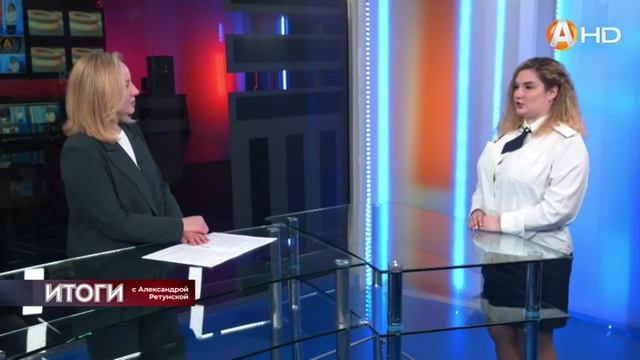 Арина Панова в программе Итоги с Александрой Ретунской, Арктик-ТВ, 10.05.2026