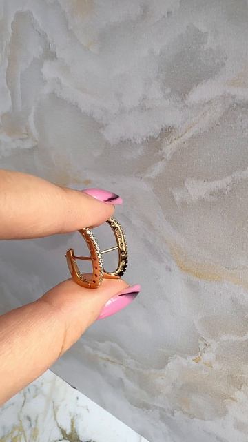 Серьги с эффектом зацепа за ушную раковину, Xuping Jewelry