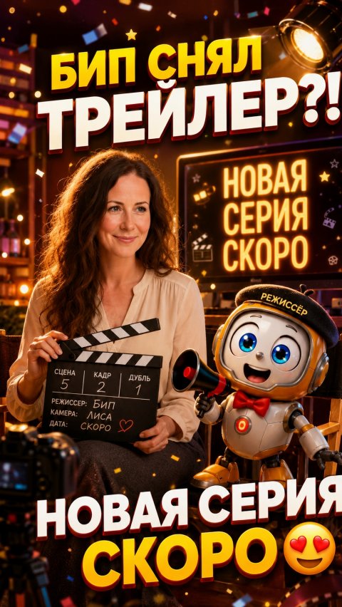 Бип снял трейлер новой серии 😄 Скоро премьера! #Shorts