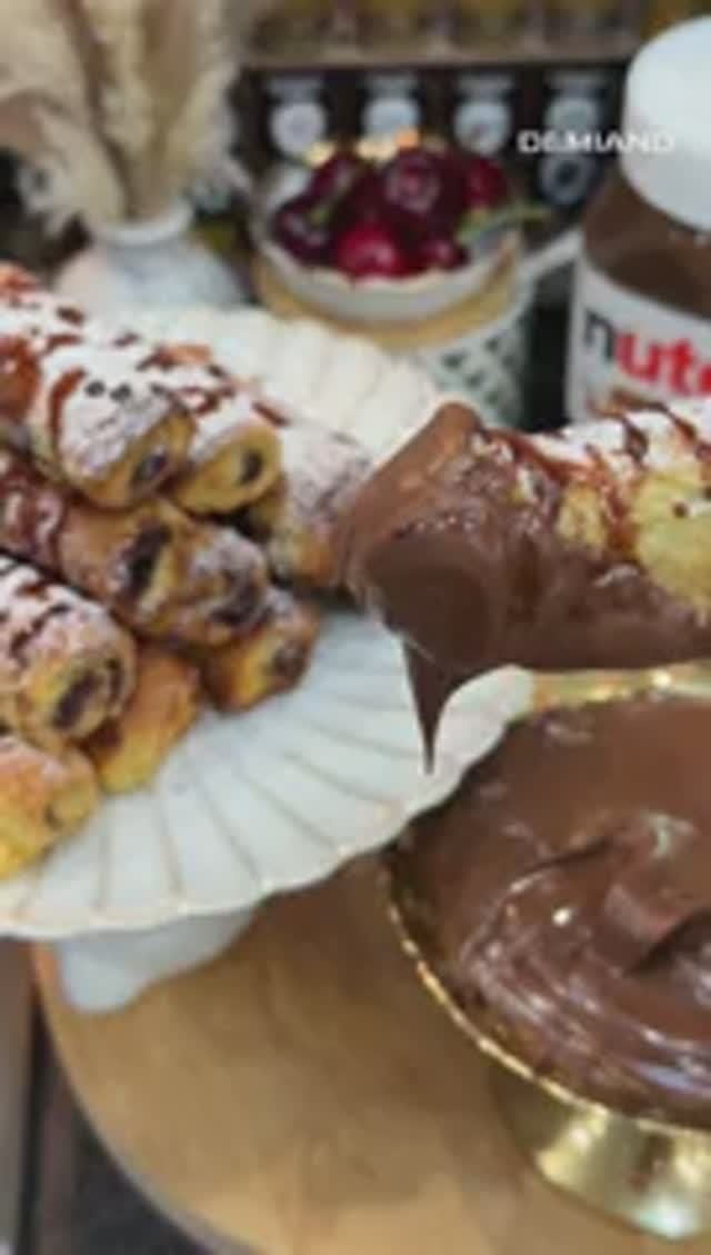 ТРУБОЧКИ С НУТЕЛЛОЙ🍫