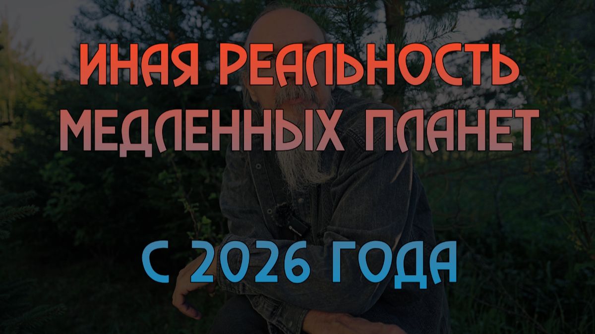 Иная реальность медленных планет с 2026 года