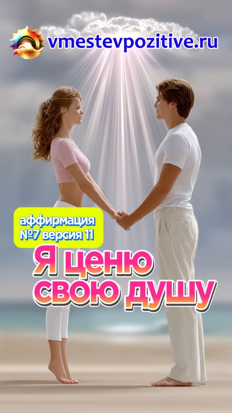 Affirmation. Male. №7. Я ценю свою душу (v11)