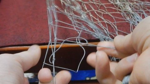 Как вязать добавочную петлю в КАСТИНГОВОЙ СЕТИ