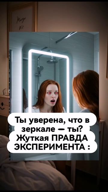 Ты уверена, что в зеркале - ты?