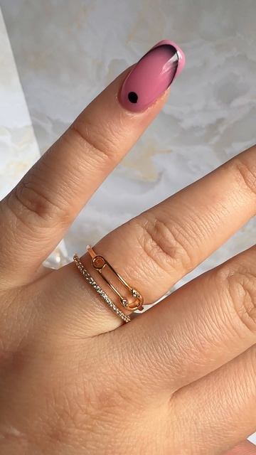 Кольцо-оберег с булавкой от сглаза (16-20), Xuping Jewelry