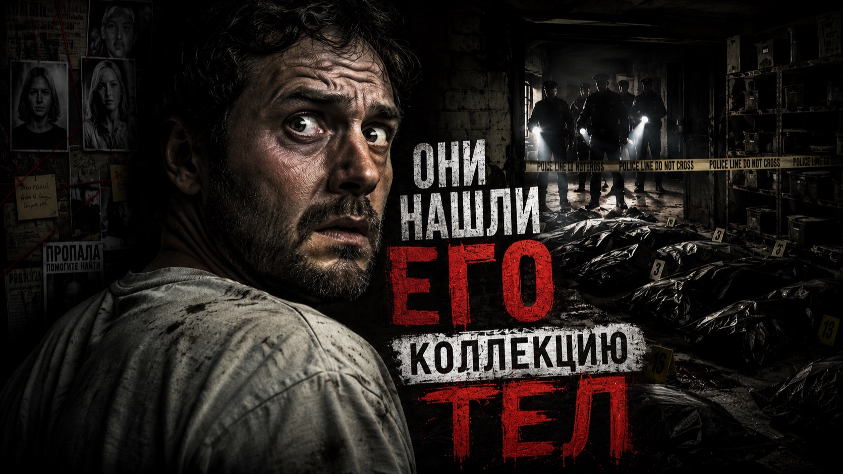 Серийный убийца понимает, что полиция обнаружила его «коллекцию тел».