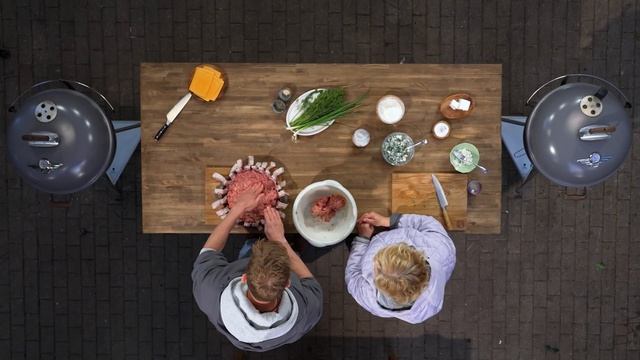 Готовим на даче. Мясной пирог без теста.
