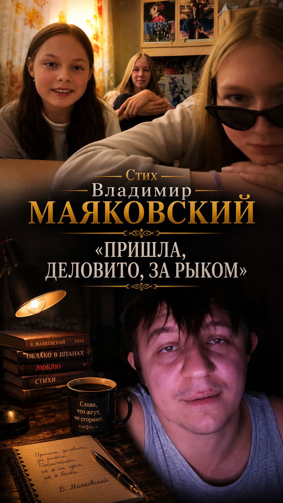 Стих Сергей Есенин «Ты сказала, что Саади…»🌙_Реакция людей в чатрулетке_Дмитрий Кравченко #4