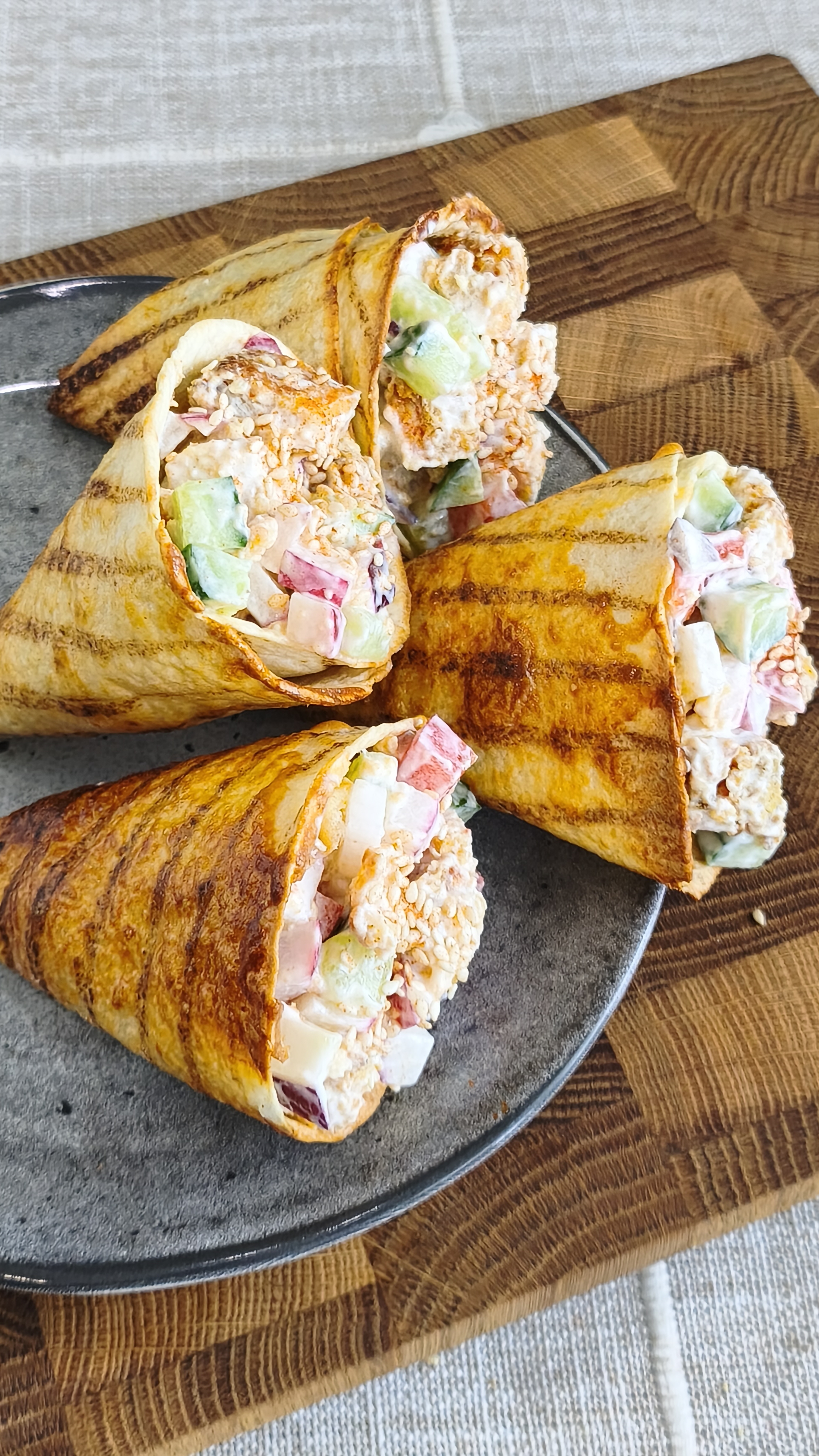 Салат в одном рожке🥙🫢