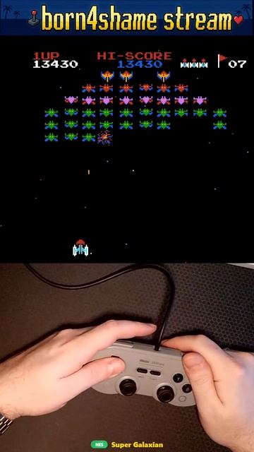 ГАЛАКСИАН НА МАКСИМАЛКАХ! 🚀 Сверхскоростной Super Galaxian: Марафон 72 в 1 #shorts #dendy #retro