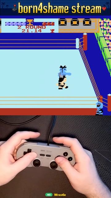УРАГАННЫЙ РЕСТЛИНГ НА DENDY! 🤼♂️💥 Та самая Wrestle  Марафон 72 в 1 #shorts #dendy #nes #retro