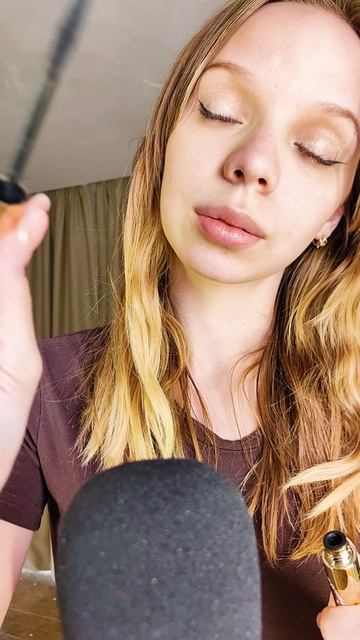 Делюсь с тобой косметикой  #asmr #makeup #sleep