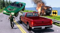 Аварии на высокой скорости #17 - BeamNG Drive
