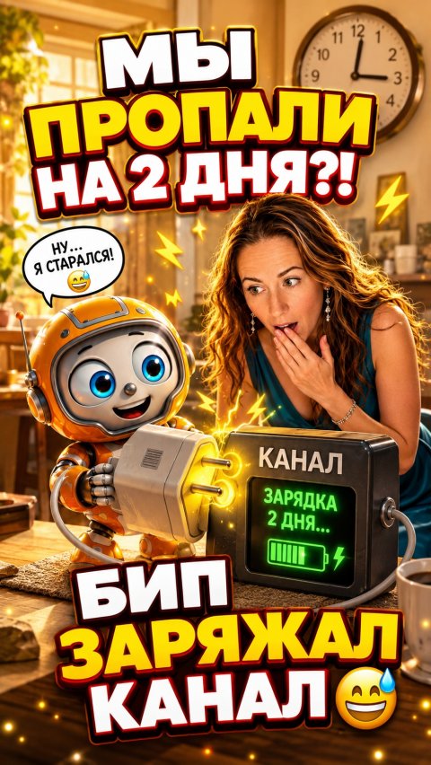 Бип заряжал канал 2 дня 😅 Мы вернулись! #shorts