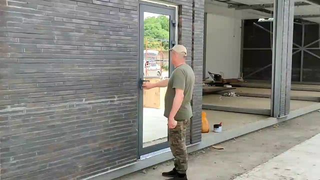 Дверь W62 Алютех заполнение зеркало