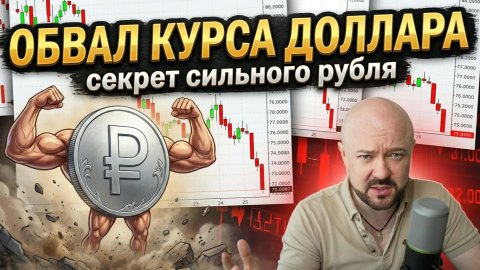 Обвал курса доллара. Секрет сильного укрепления рубля. Набиуллина добивает промышленность.