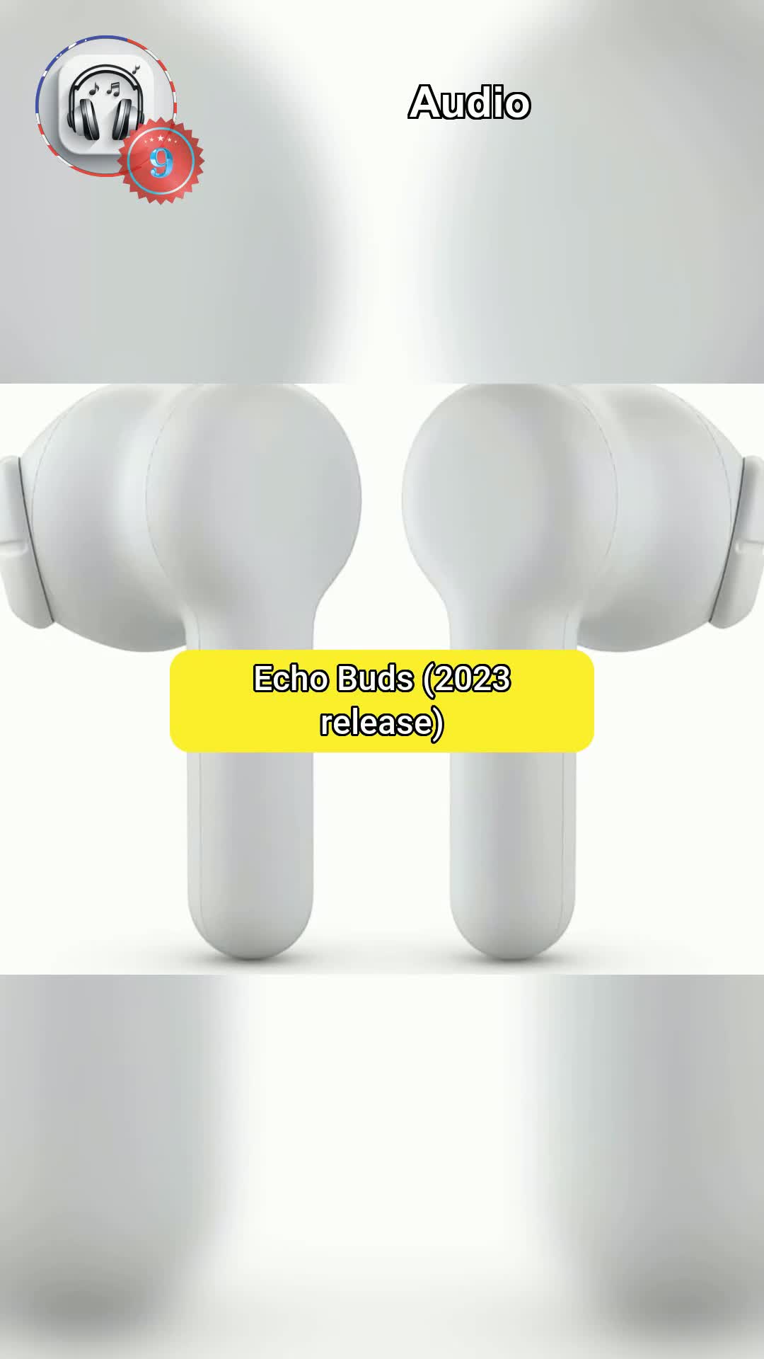 9⃣Echo Buds (2023 Release), Replacement Earbuds, Glacier White