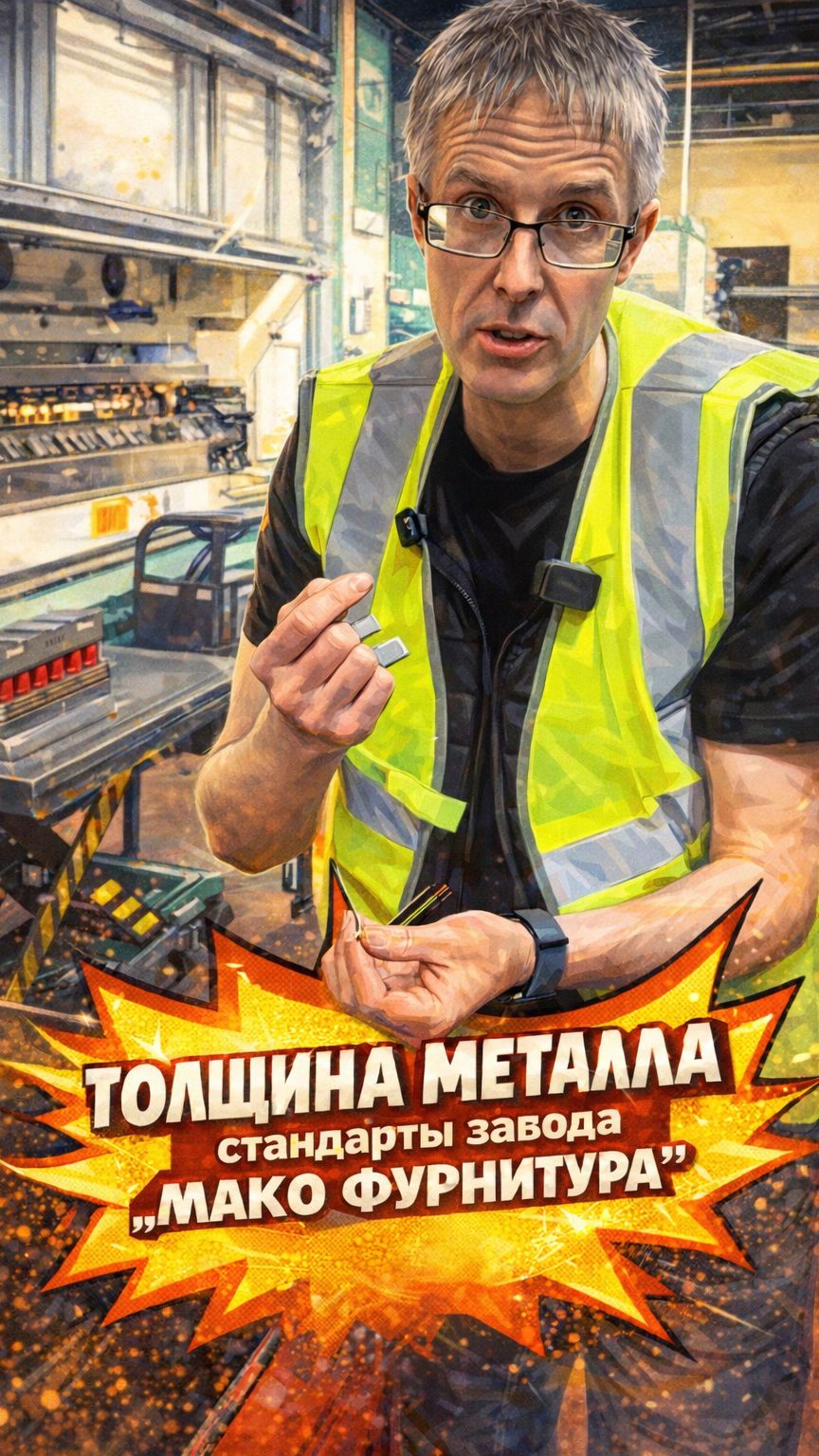 Мако фурнитура завод в Калуге. Толщина металла решает.