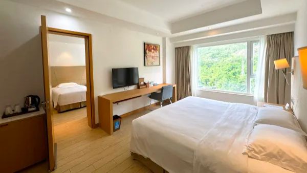 Отель Ocean View Resort Yalong Bay, Санья, Китай. Семейный номер совмещённый 2+1