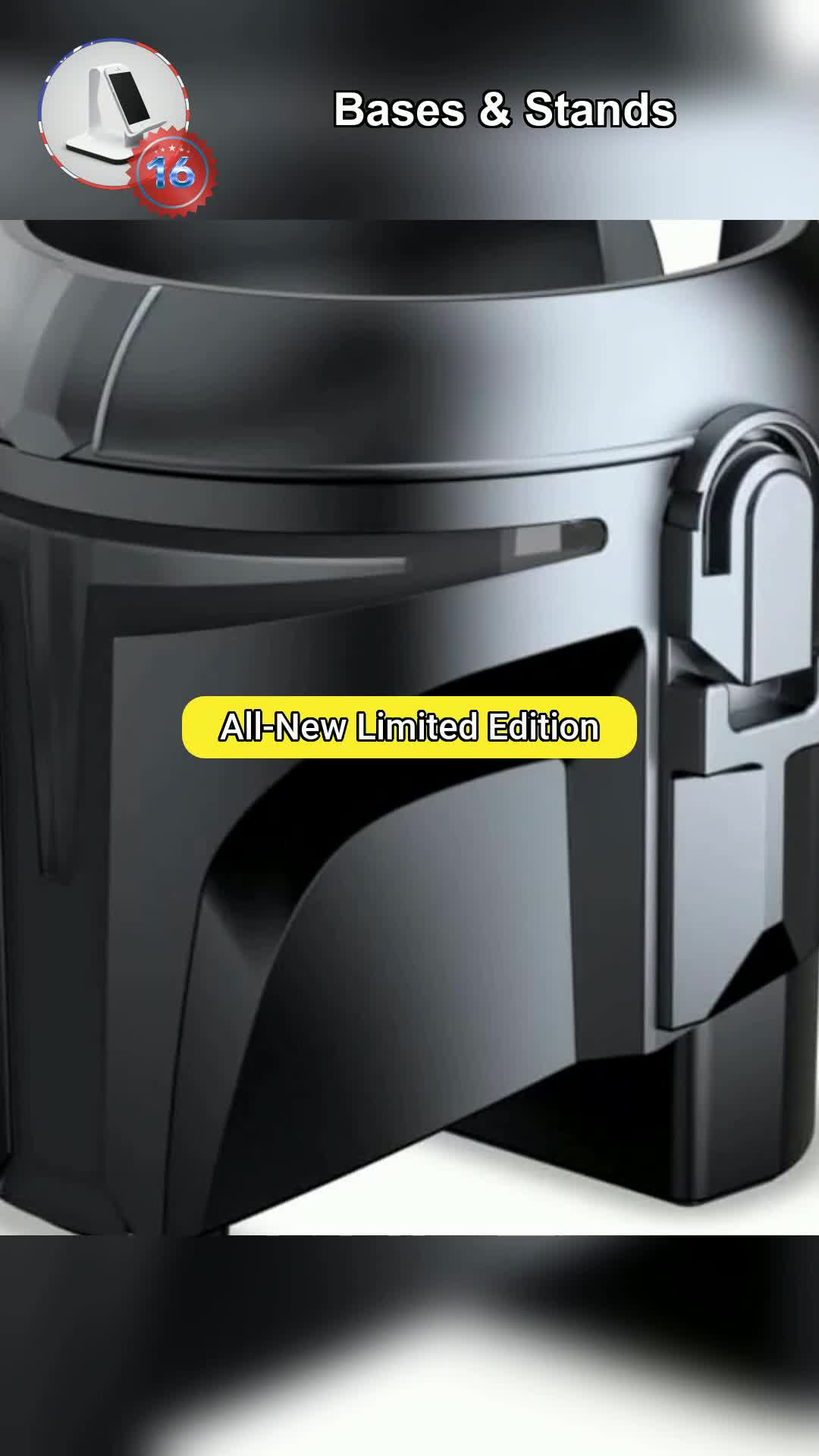 1⃣6⃣All-New Limited Edition, Star Wars The Mandalorian Stand For Amazon Echo Dot (4th & 5th Gener...