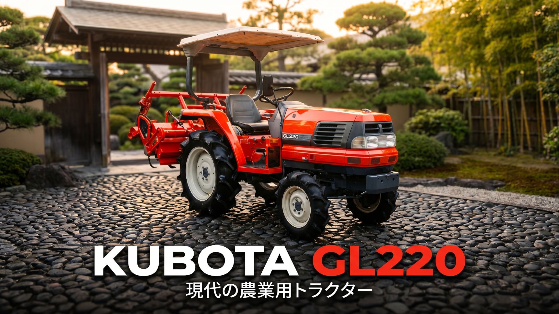 Обзор трактора Kubota GL220