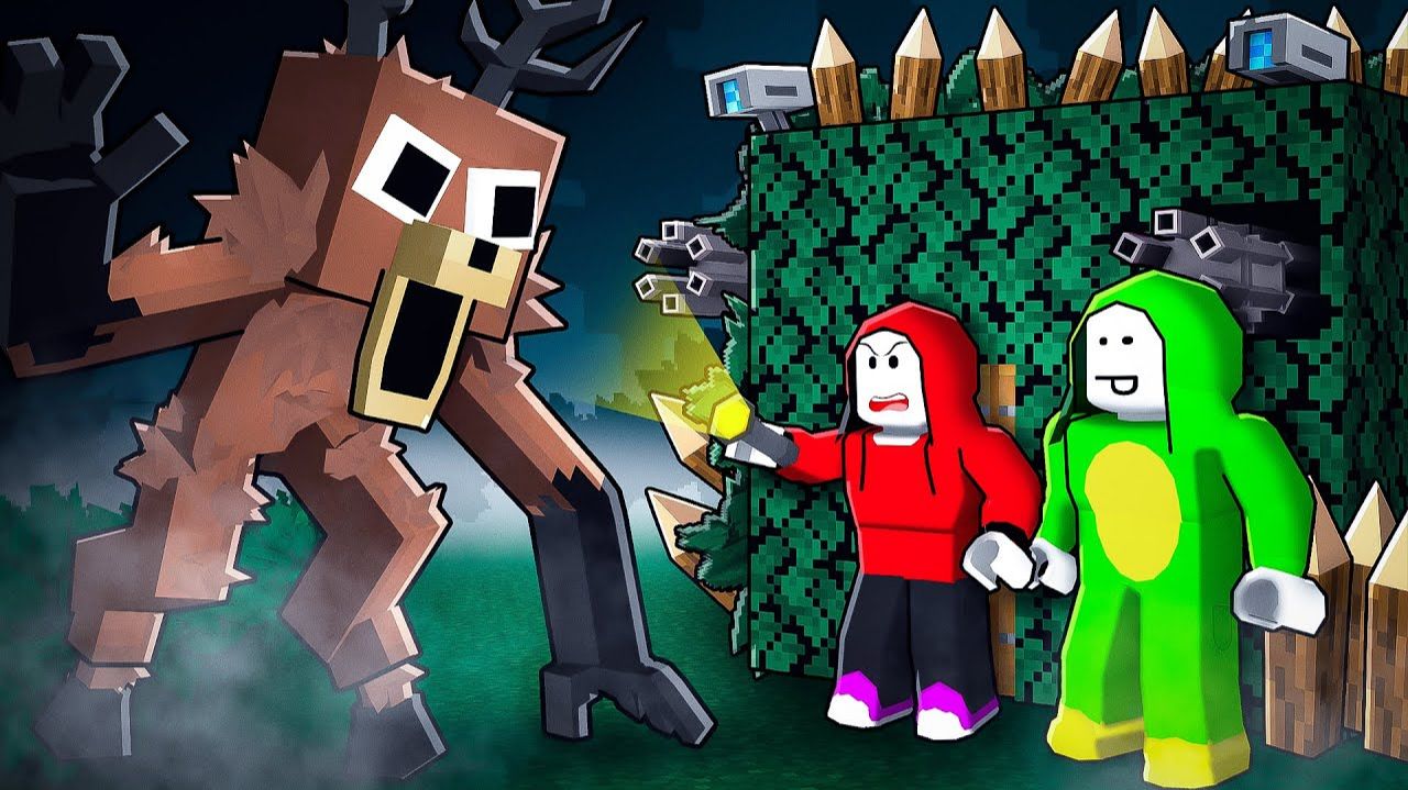DEER VS Security House - 99 ночей в лесу - Maizen Roblox Animation