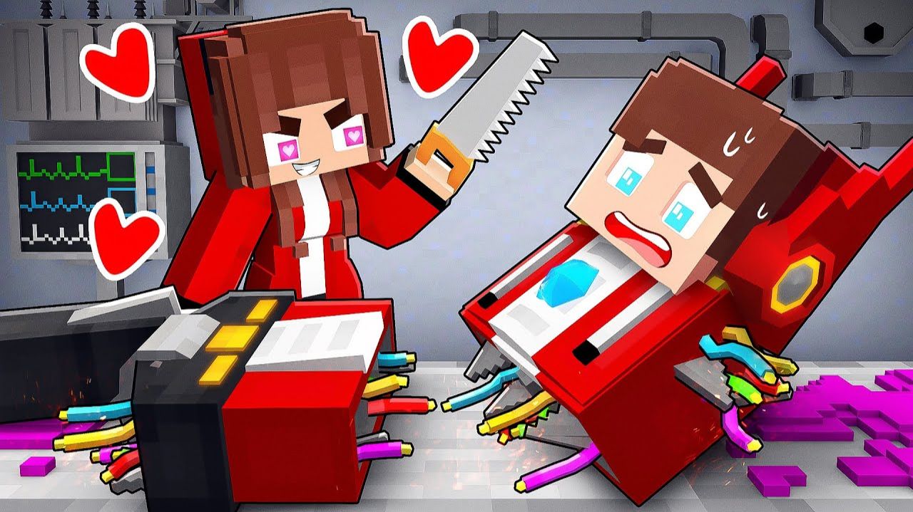 JJ TRANSFORMER и Crazy JJ`s Girl — Майзен Анимация Minecraft