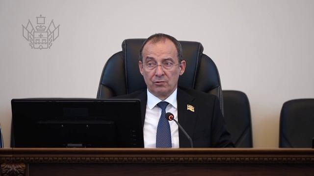 Принял участие в 82 пленарном заседании Законодательного Собрания Краснодарского края