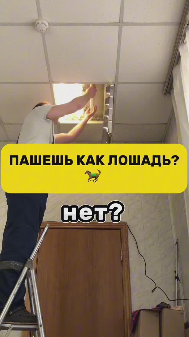 Пашешь как лошадь?