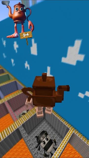 Испытание на правильный прыжок от Poppy Playtime 😱 (Только 1% побед!) #minecraft #poppyplaytime
