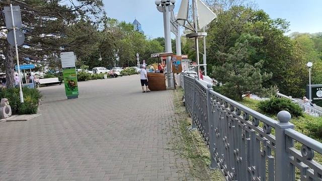 Анапа. Сегодня тепло перед дождëм! Пляж Высокий Берег. 21 мая 2026.