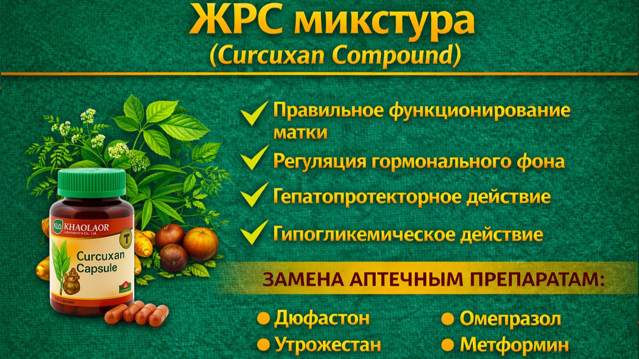 ЖРС микстура (Curcuxan Compound) капсулы