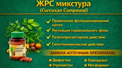 ЖРС микстура (Curcuxan Compound) капсулы