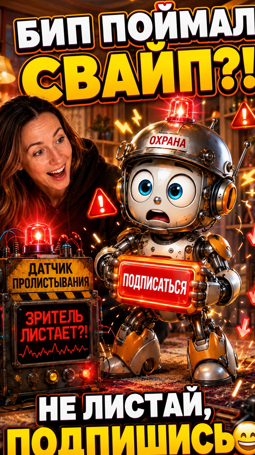 Бип поставил датчик пролистывания 😅 #shorts