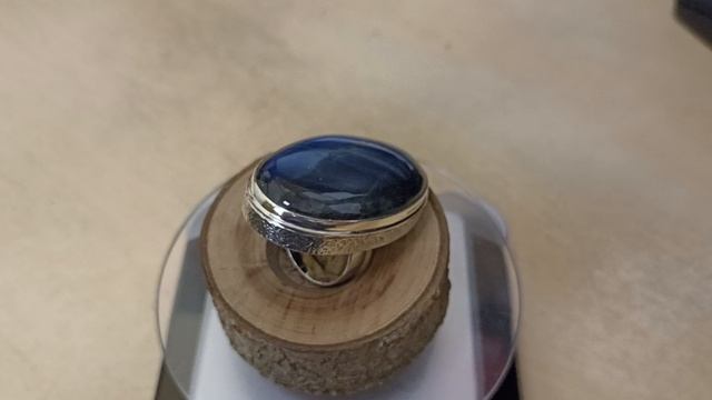 Серебряное кольцо с ЛАБРАДОРИТОМ. левин павел серебро.