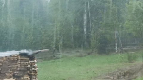 Первая майская гроза.
