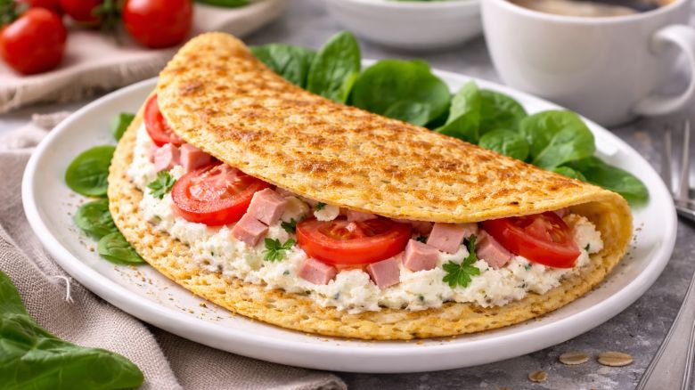 Овсяноблин с курицей и сыром. Пальчики оближешь!