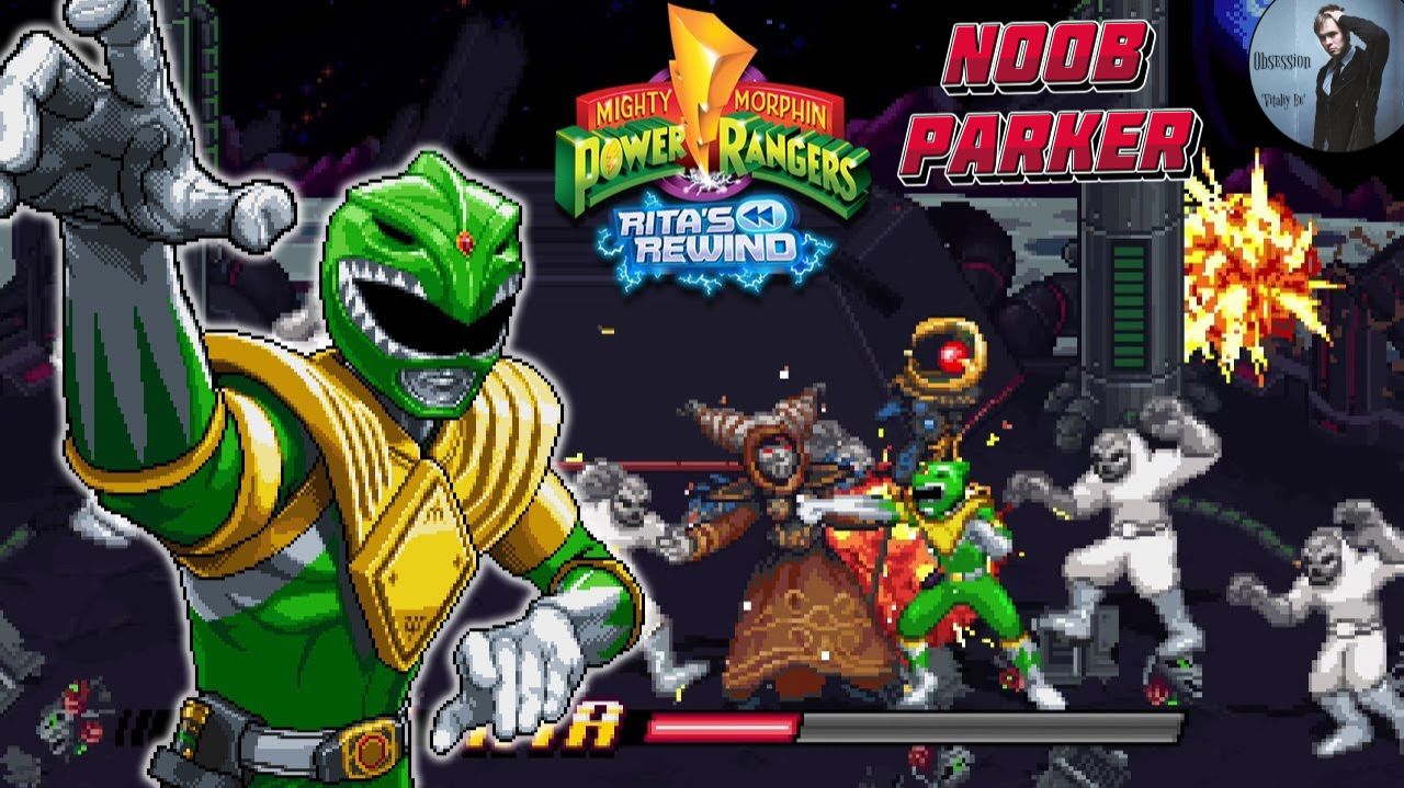 Mighty Morphin Power Rangers Rita's Rewind - Прохождение Зелёный Рейнджер.