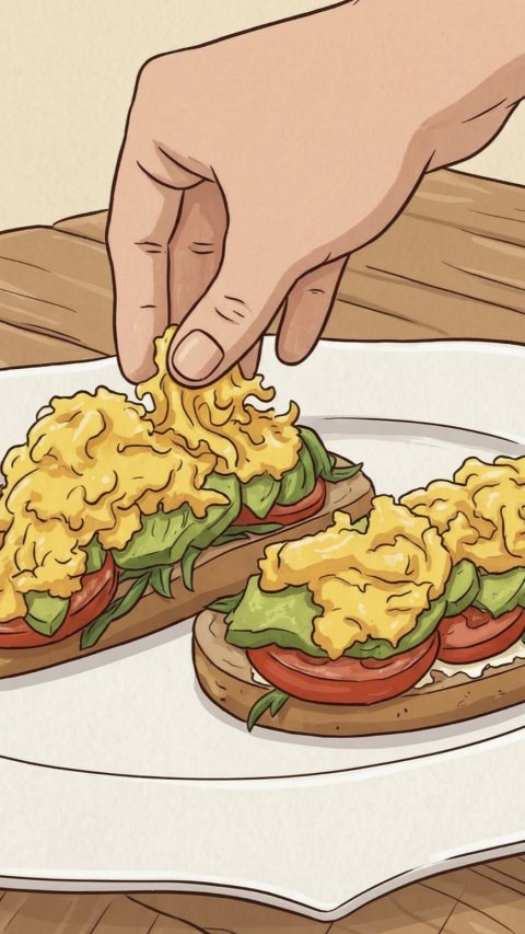 🍞🥑 АВОКАДО-ТОСТ СО СКРЭМБЛОМ