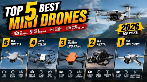 Top 5 BEST Mini Drones