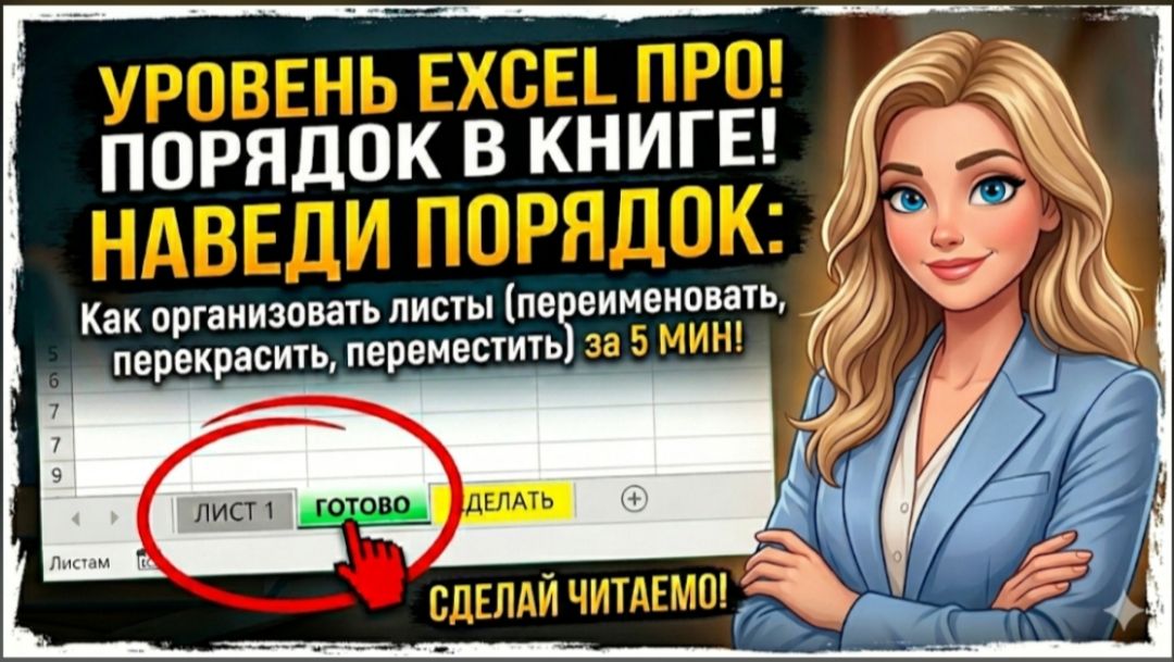 5 приемов работы с листами в Excel, которые экономят время