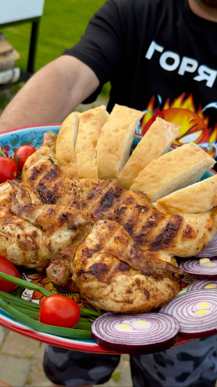 Самый простой способ приготовления курицы на мангале