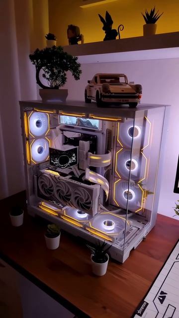 🖤🤍💛 💀#gamingsetup#gamingroom#deskgoals#pcsetup#desksetup#desk#deskdecor#gamingpc#pc#setupgam