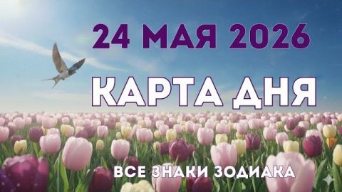 24 мая 2026 КАРТА ДНЯ ТАРО для всех знаков зодиака